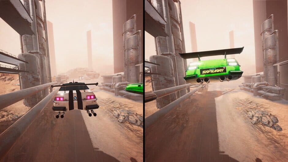 Hovercars 3077: Underground racing screenshot
