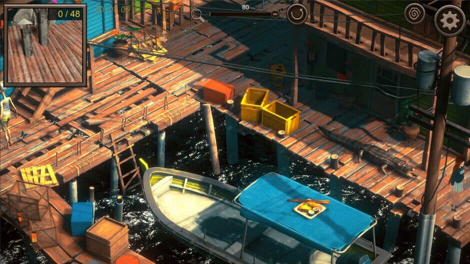 Hidden Floating City Top-Down 3D screenshot