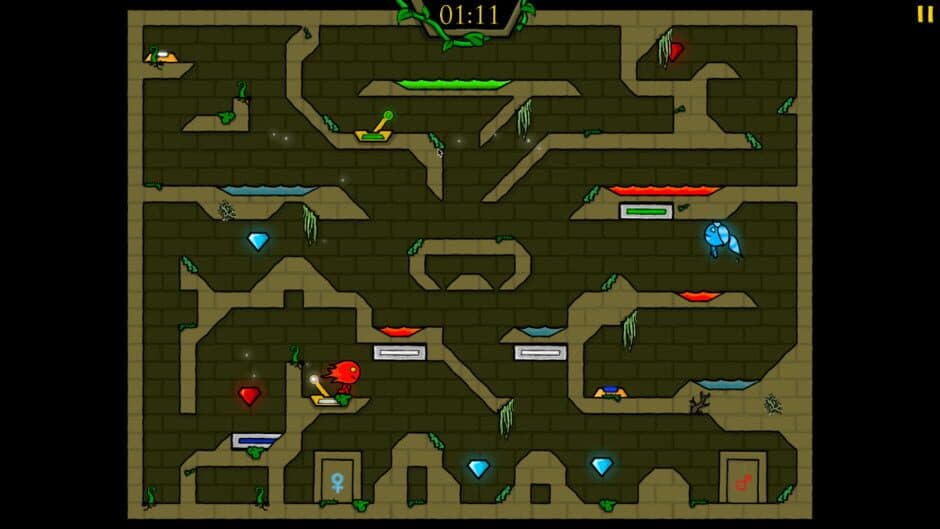 Fireboy & Watergirl in the Forest Temple screenshot
