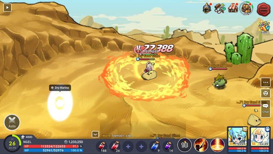 Devil Book: Hand-Drawn Action MMO screenshot