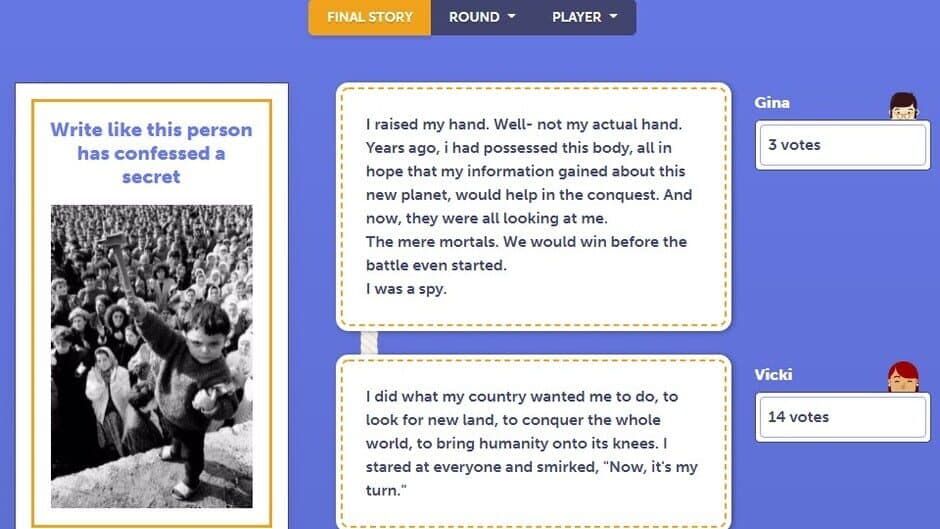 Frankenstories screenshot