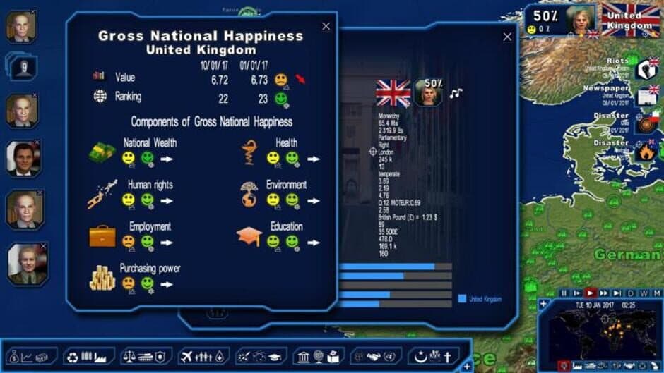 Power & Revolution: Geo-Political Simulator 4 screenshot