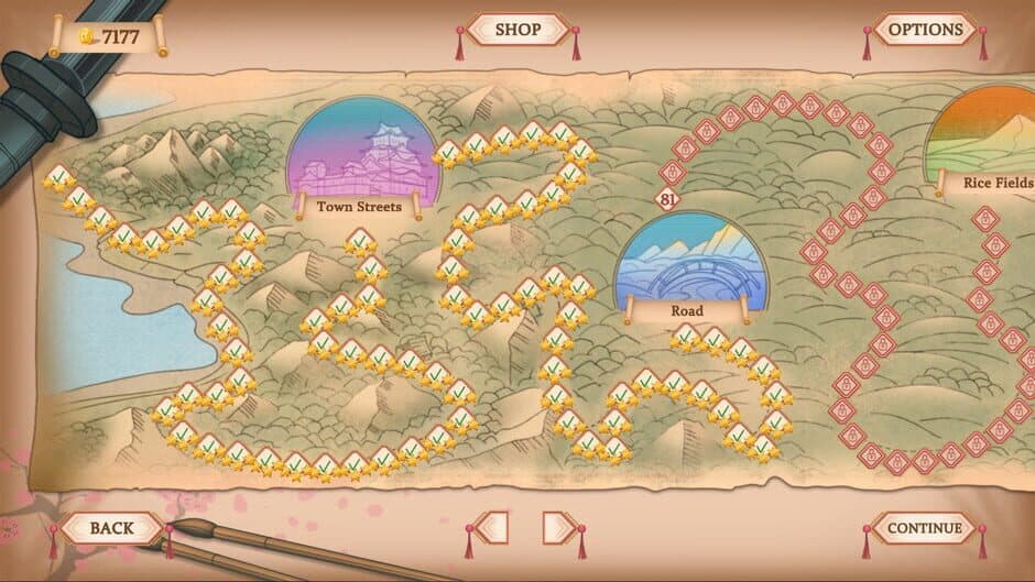 Samurai Solitaire: Threads of Fate screenshot