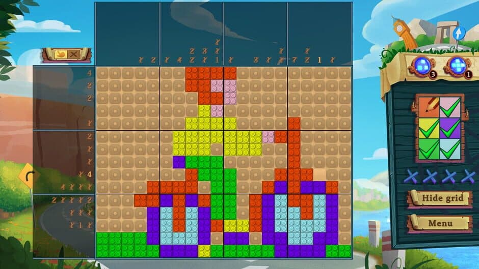 Adventure Mosaics: Moto-Trip screenshot