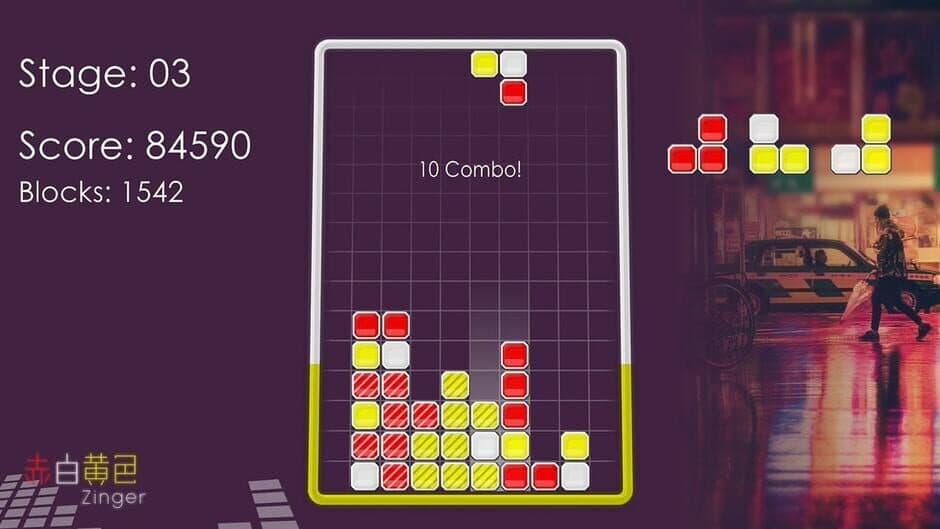 Red White Yellow Zinger screenshot