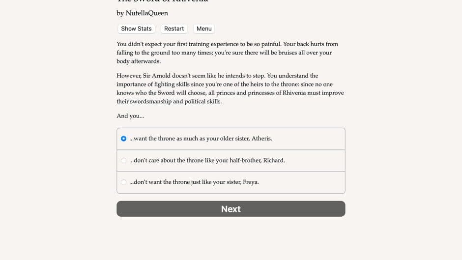 The Sword of Rhivenia screenshot