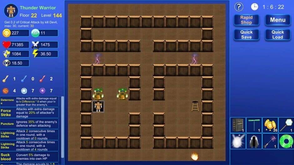 Magic Tower: Destroy the Wormhole screenshot