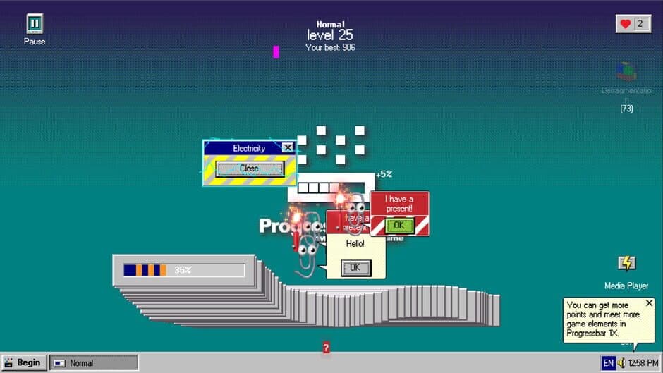 Progressbar95 screenshot