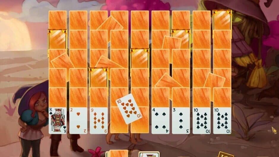 Sweet Solitaire: School Witch 2 screenshot