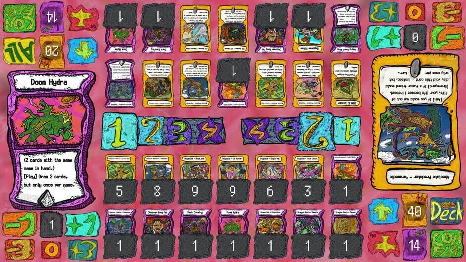 Homemade TCG screenshot