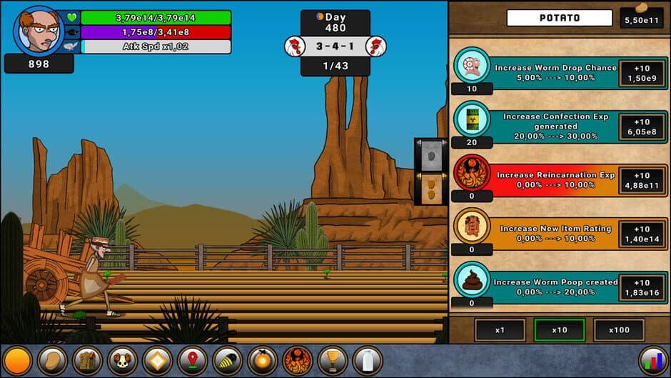 Farmer Against Potatoes Idle screenshot
