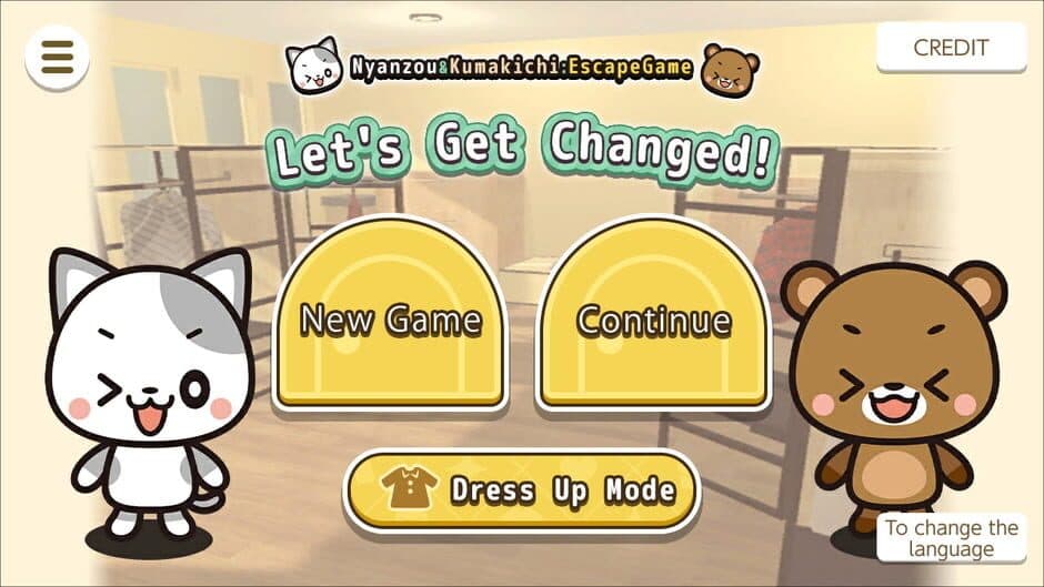 Let's Get Changed! Nyanzou & Kumakichi: Escape Game screenshot