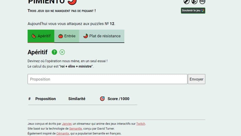 Pimiento screenshot