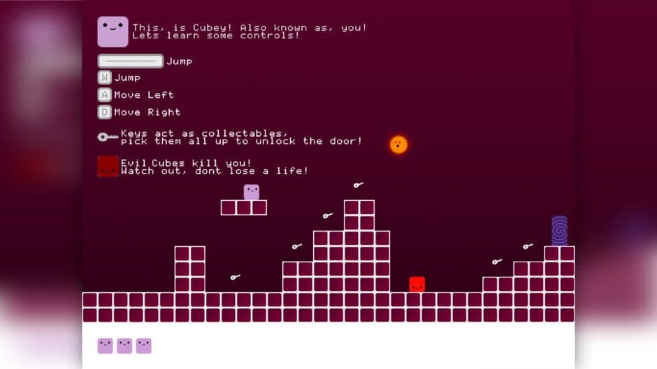 Cubey's Adventures Classic screenshot