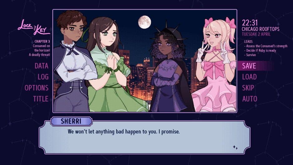 Lock & Key: A Magical Girl Mystery screenshot