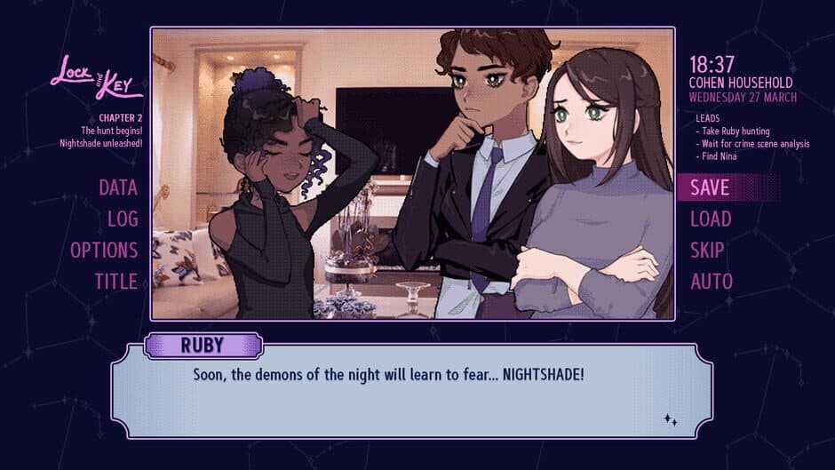 Lock & Key: A Magical Girl Mystery screenshot