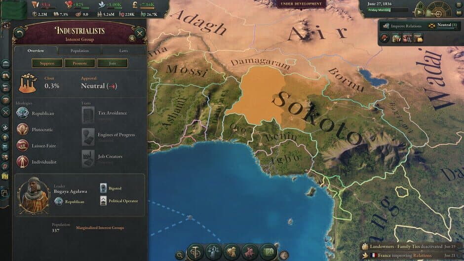 Victoria 3 screenshot