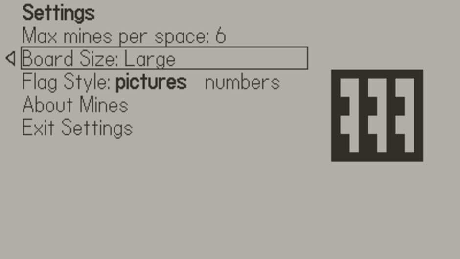 Mines screenshot