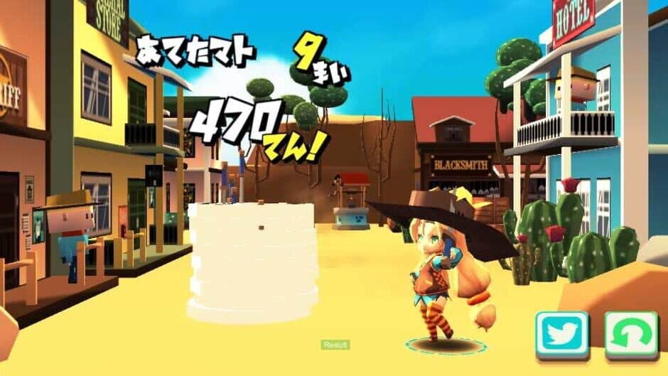Unity-chan no Knife Nage Master screenshot