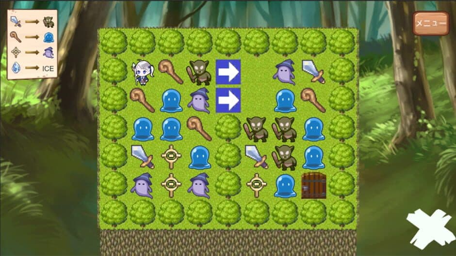 Wacha-wacha Puzzle: Neito to Norowareshi Shukufuku no Mori screenshot