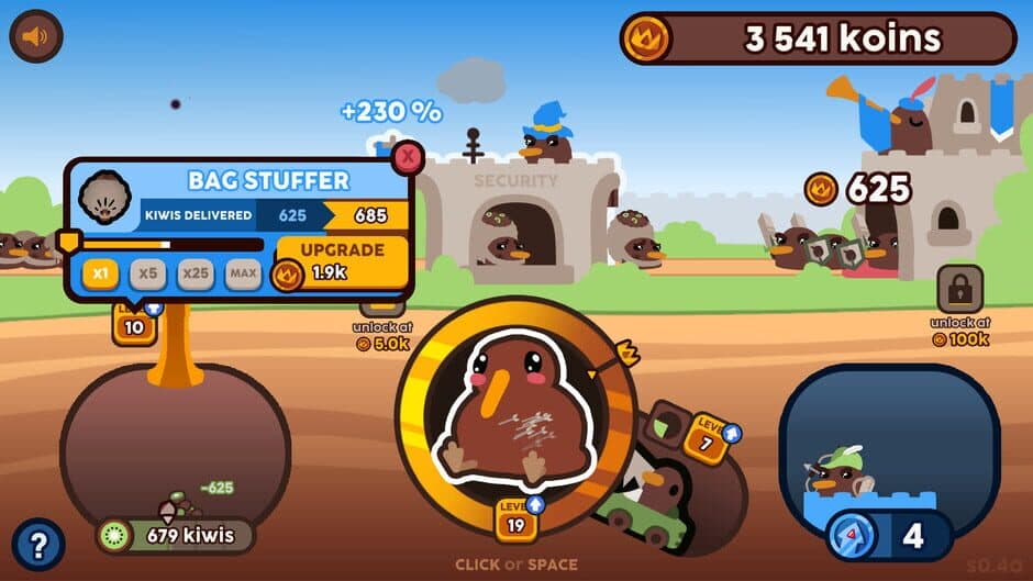 Kiwi Clicker screenshot