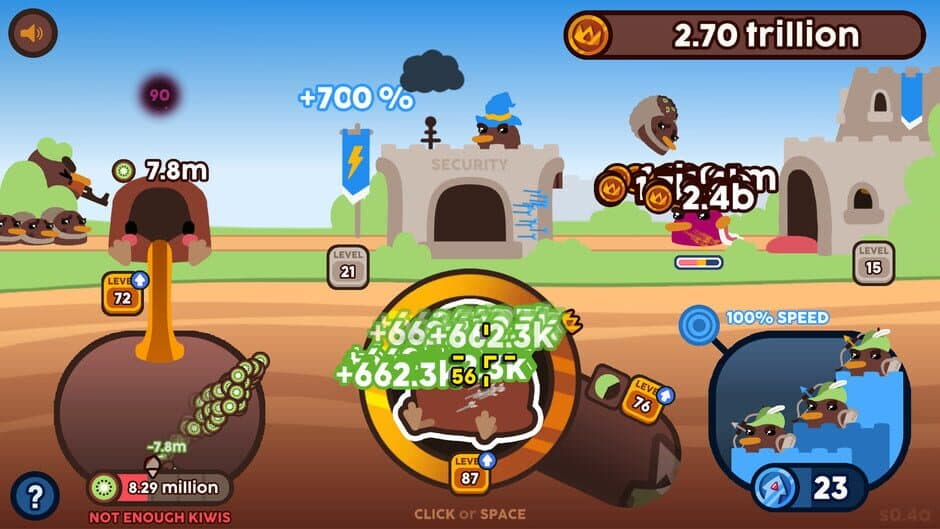 Kiwi Clicker screenshot