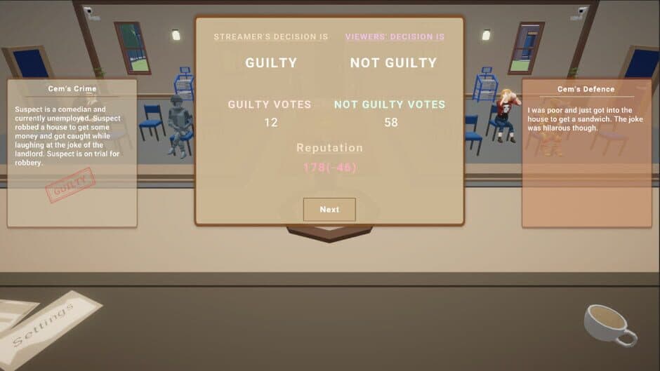 Streamer's Court screenshot