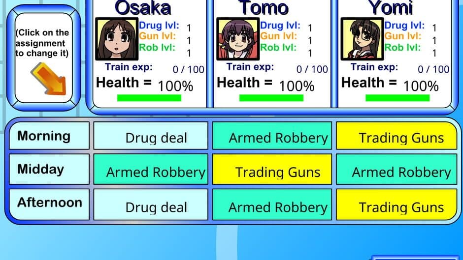 Azumanga Daioh! The Druglord Game screenshot
