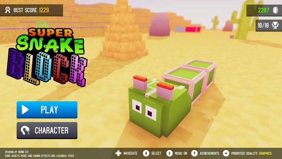 Super Snake Block screenshot