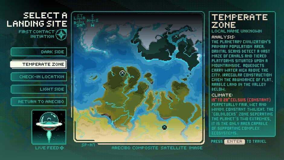 Rosetia: A First Contact Simulation screenshot