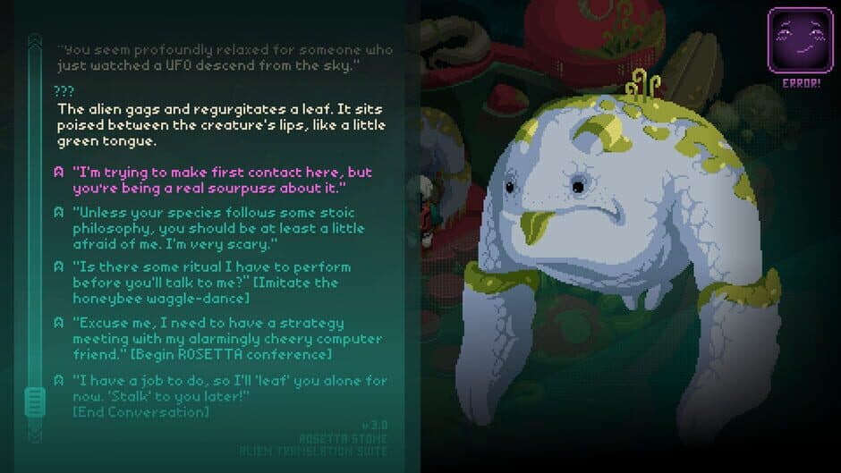 Rosetia: A First Contact Simulation screenshot
