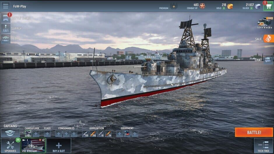 Force of Warships: Battleship screenshot
