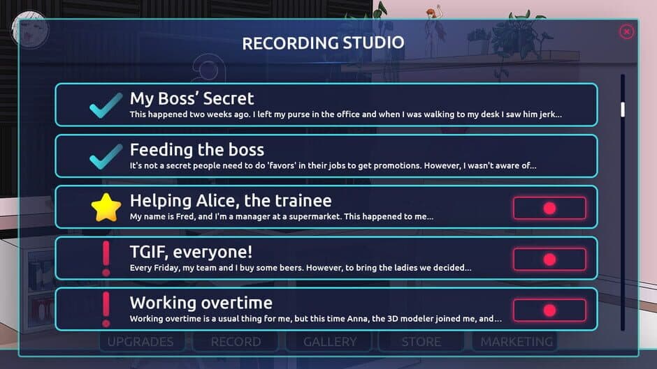 Hentai Cast: Podcast Simulator screenshot
