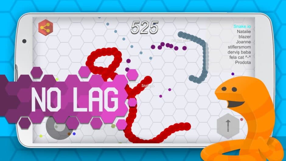 Snake.io screenshot