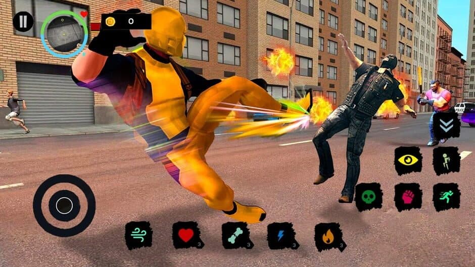 City Super Hero 3D: Flying Legend Warriors Deluxe Simulator screenshot