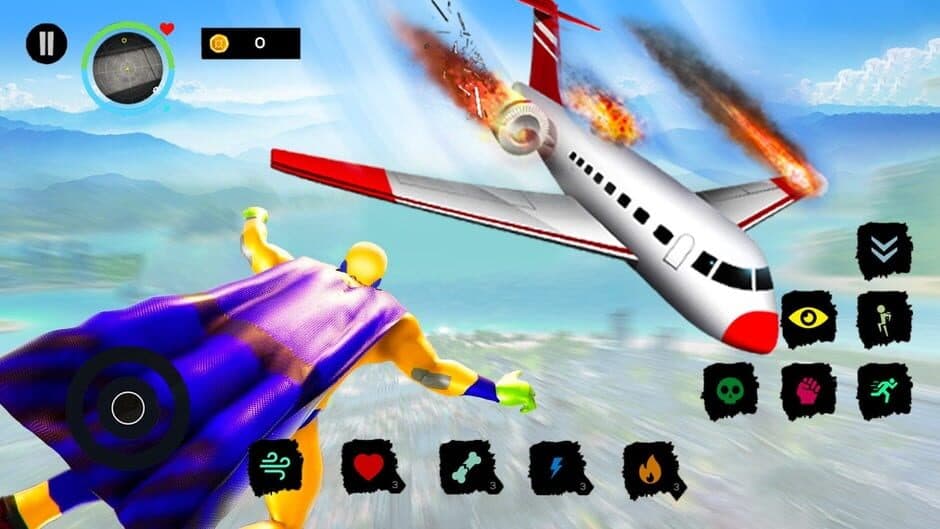 City Super Hero 3D: Flying Legend Warriors Deluxe Simulator screenshot