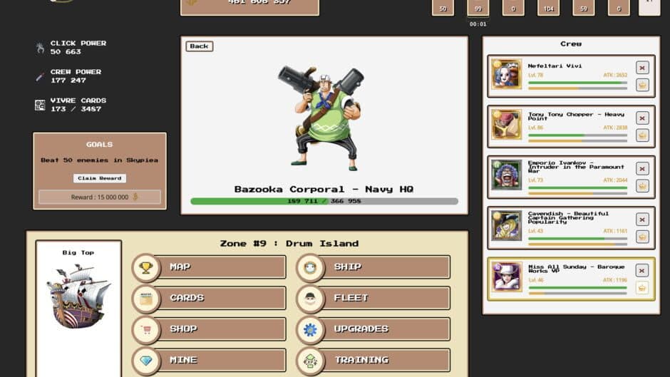 One Piece Clicker screenshot