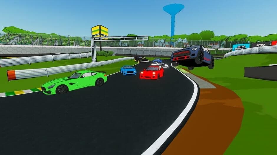 Kartoon Racing: Singleplayer Multiplayer Racing screenshot