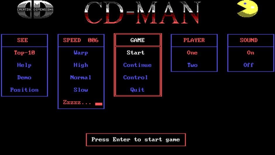 CD-Man screenshot