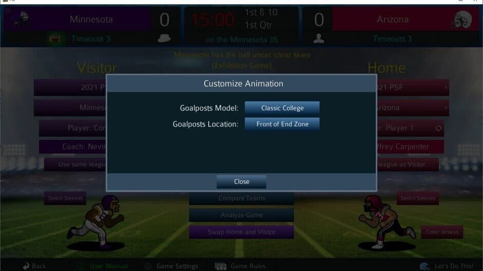 Pro Strategy Football 2023 screenshot