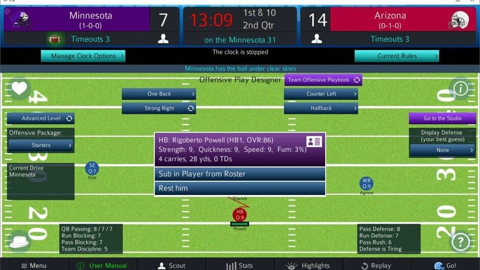 Pro Strategy Football 2023 screenshot