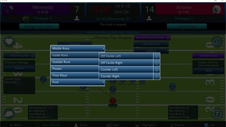 Pro Strategy Football 2023 screenshot