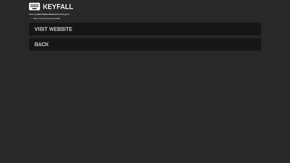 Keyfall screenshot