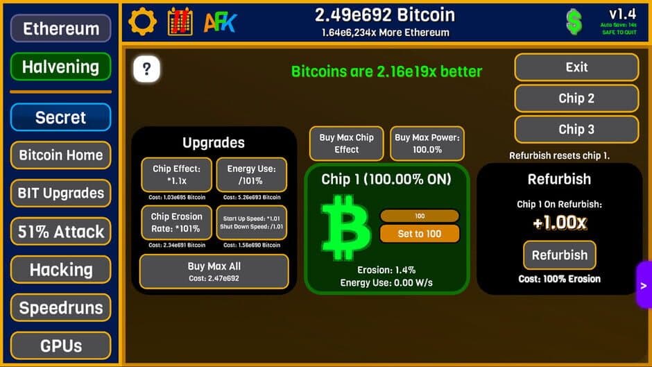 CryptoClickers screenshot