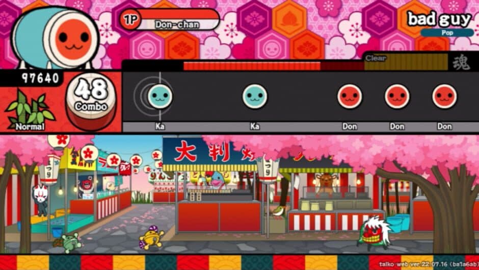 Taiko Web screenshot