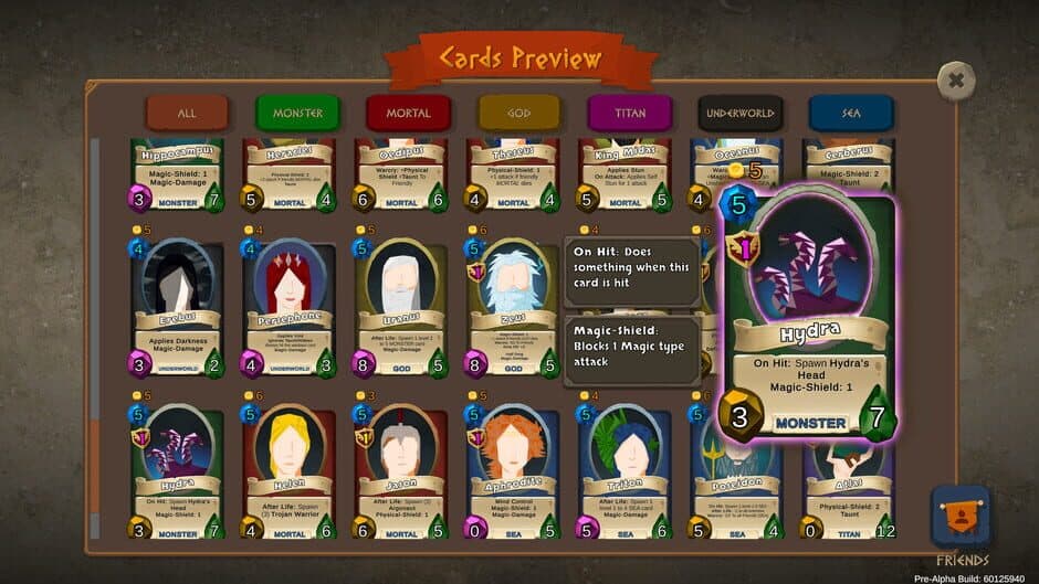 Mythicard screenshot