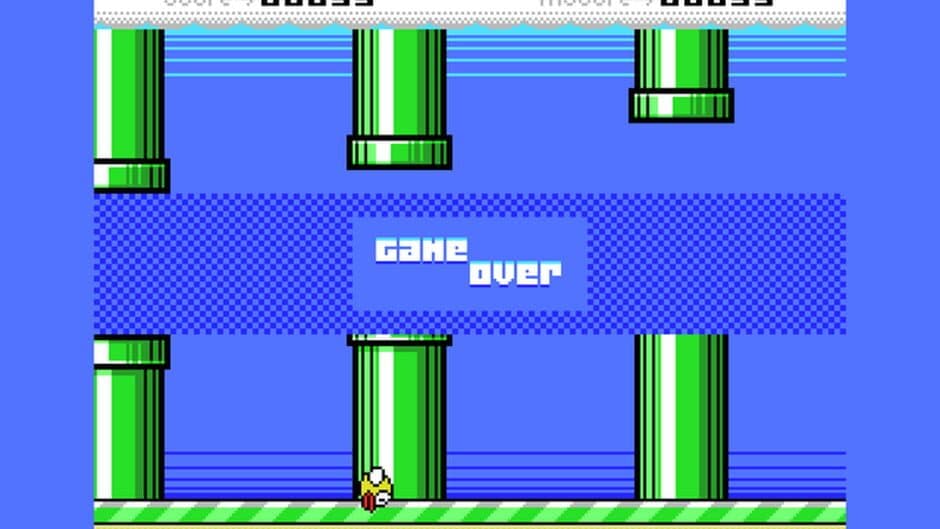 Flappybird for MSX screenshot