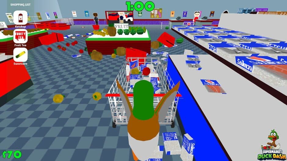 Supermarket Duck Dash screenshot