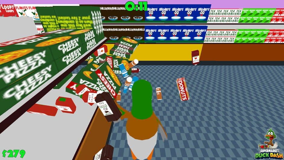 Supermarket Duck Dash screenshot