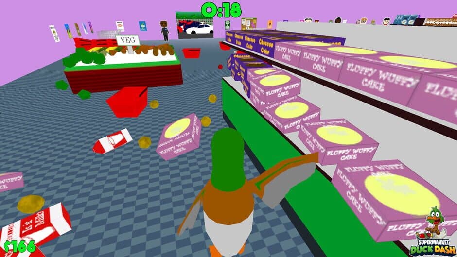 Supermarket Duck Dash screenshot